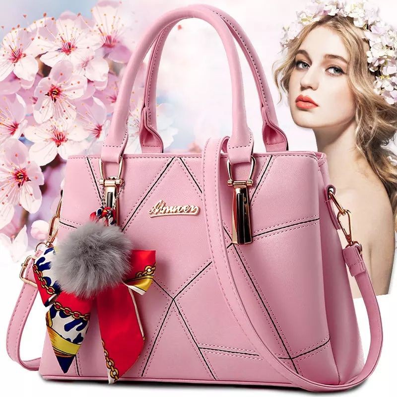 SKY - Tas Handbag / Bahu / Tote Simple Elegan Warna Polos Untuk Wanita Q209