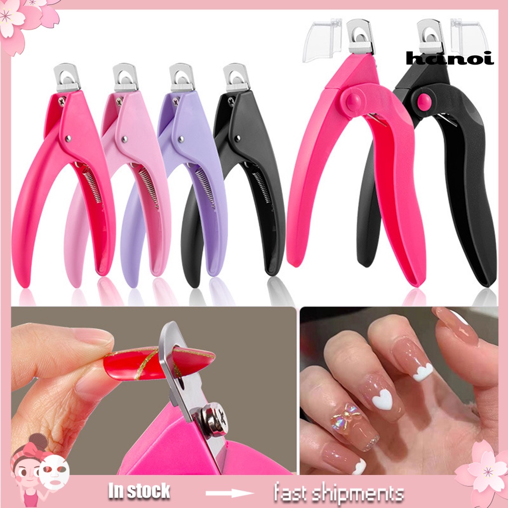 HQTM_U Shape Manicure Tools Plastic Professional Ergonomic Design Nail Trimmer Clipper for Manicurists