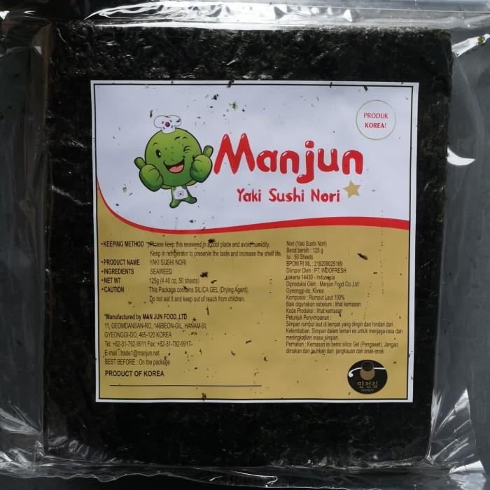 

Sushi Nori Rumput Laut Lembaran,Manjun Yaki Sushinori 50Lembar 005