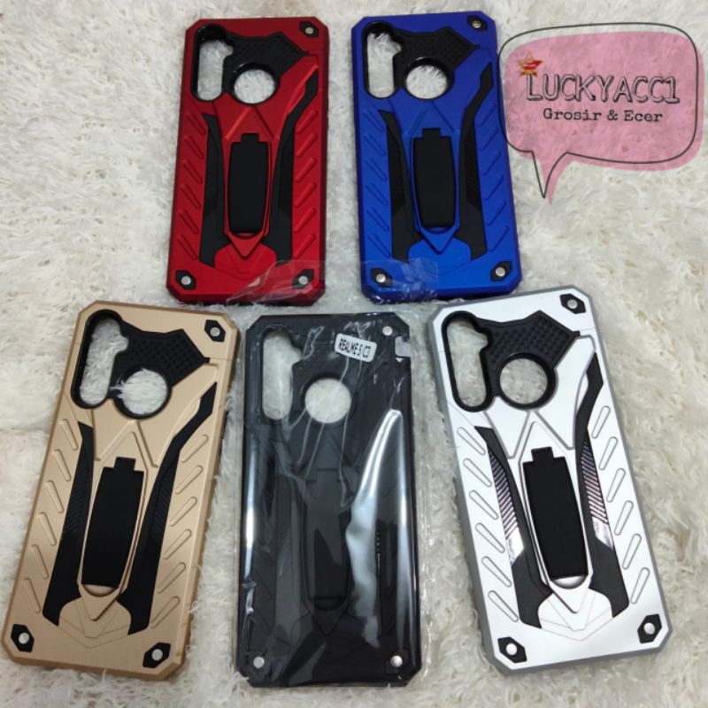 Hard case robot Phantom realme 5/C3 case Transformer stand realme 5/C3