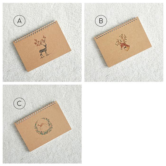 

Lovely Deer Organizer / Buku Planner / Buku Agenda - Varian C
