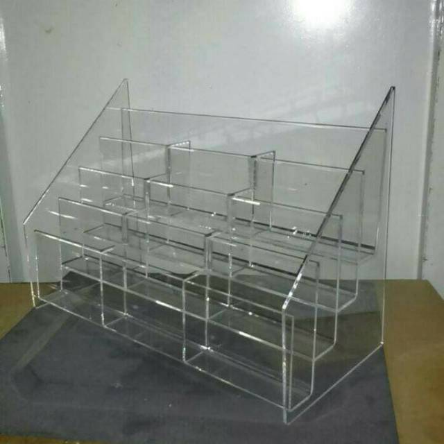 

Tempat brosur akrilik 12slot ,display acrylic