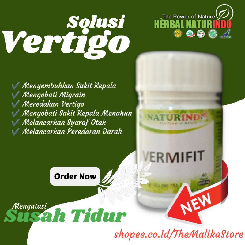 Vermifit Obat Herbal Mengatasi Vertigo Migrain