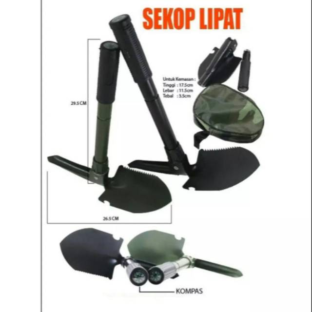 Cangkul Lipat /Sekop Lipat Tentara