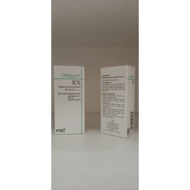 Dermacept RX moisturizing sunscreen SPF 50 PA++++ 50 g