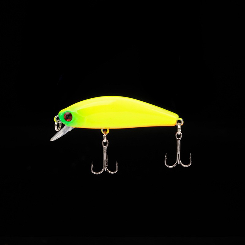 1pc Umpan Pancing Ikan Minnow Mata 3D 55mm 6.5g Fishing Lure Sinking Swimbait Bass Bait Tackle