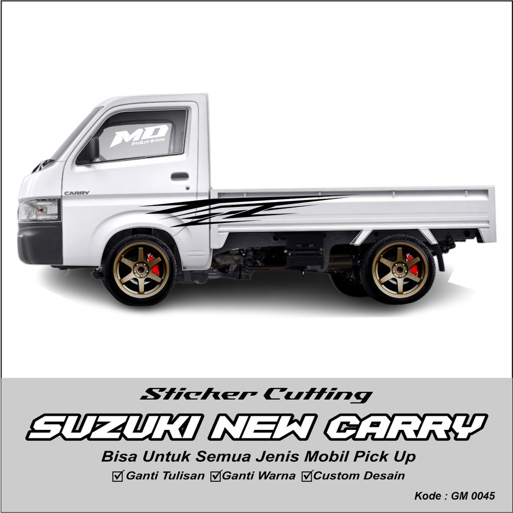 Sticker Mobil Pick Up Suzuki New Carry Striping Mobil Pick Up Grandmax Apv Luxury