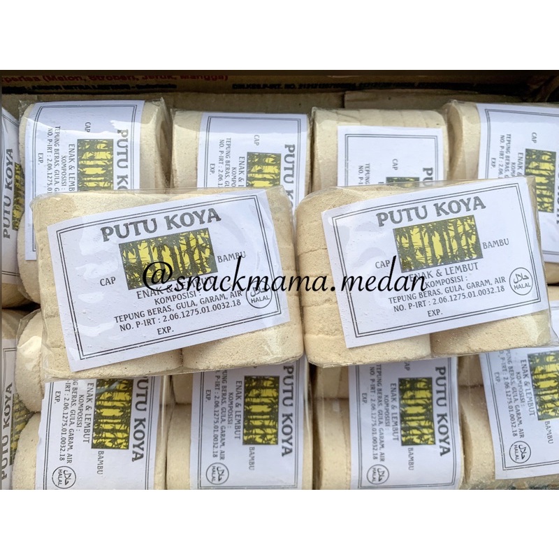 PUTU KOYA ISI 12PCS / KUE PUTU KOYA CAP BAMBU