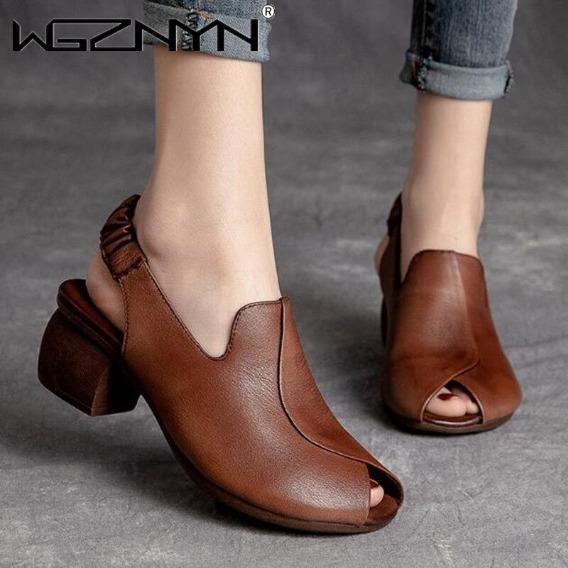 Sandal ZNYN High Hells Wanita Modern Hak Tinggi 5 cm