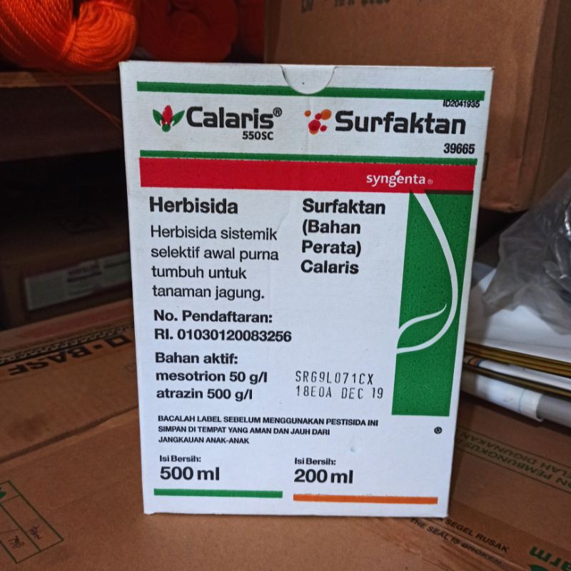 HERBISIDA CALARIS 550 SC 500 ML + PERATA 200 ML PEMBASMI GULMA PADA JAGUNG