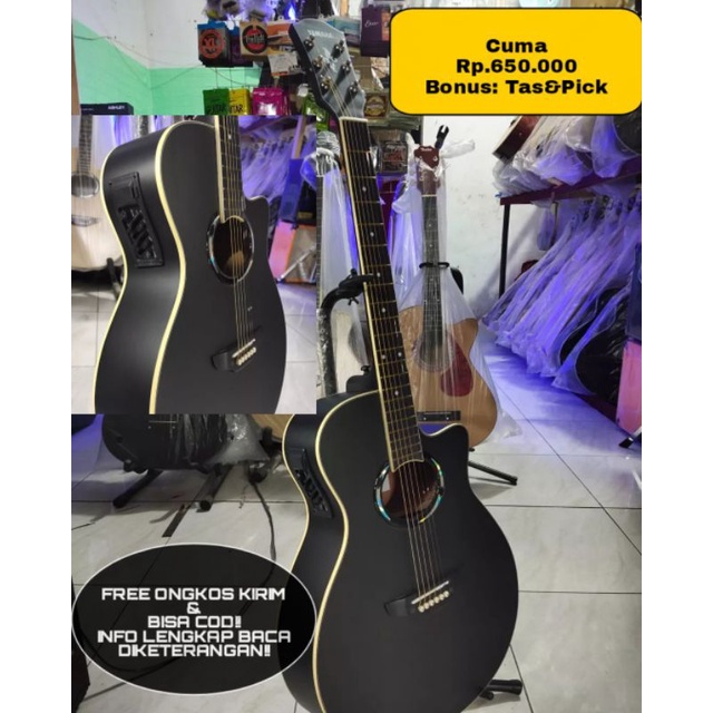 GITAR AKUSTIK ELEKTRIK YAMAHA APX 500II || BUKAN ORIGINAL || GITAR SUARA MERDU