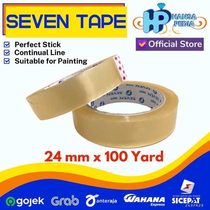 

Lakban Bening 24 mm x 100 Y SevenTape