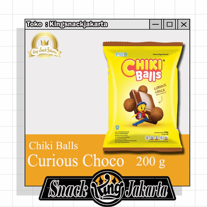 Chiki Balls Coklat Jumbo 200 gram