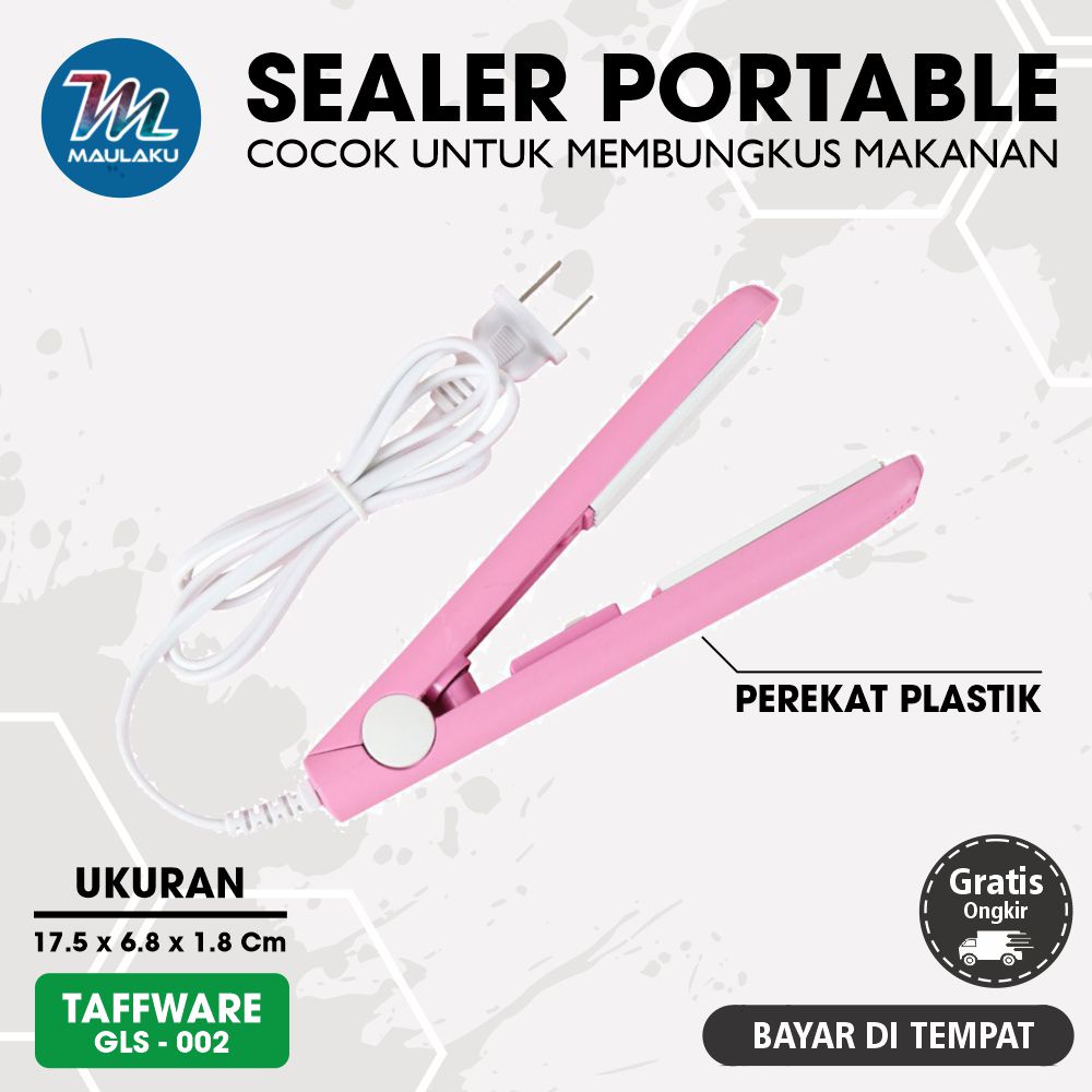 Mini Hand Sealer Mini Heat Sealer Perekat Plastik Elektrik Portable 20W