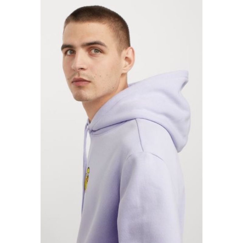 Hoodie H&amp;m The Simpsons Papa Lilac Purple HnM Wanita Cewek Pria Free Paper Bag