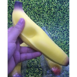 BANANA STRETCH TOY / stretchy strech squishy squeeze slime ibloom cup