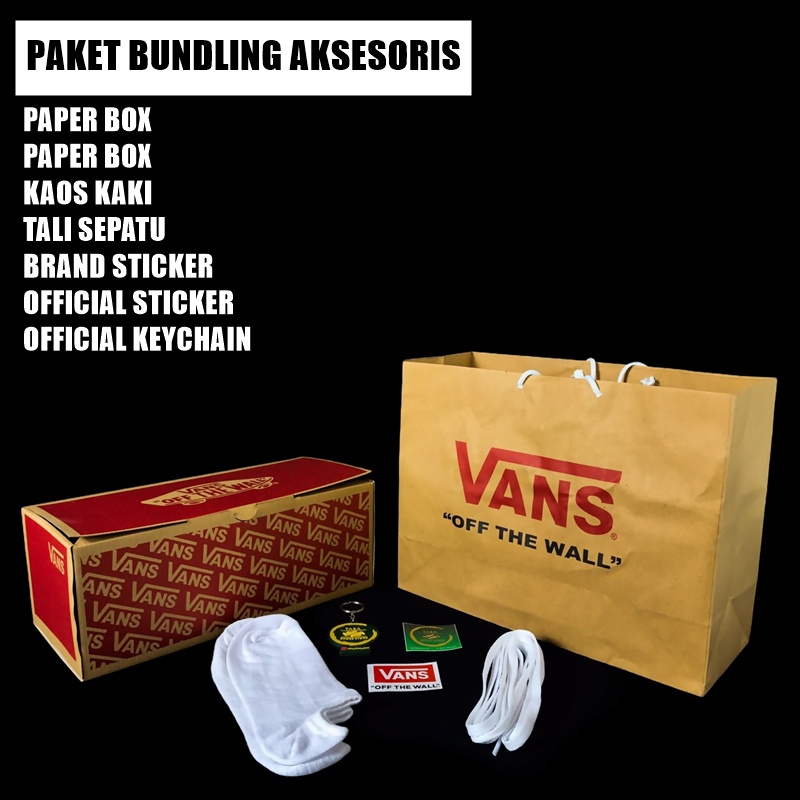 Paket Bundling Asesoris Sepatu oldskool authentic slip on