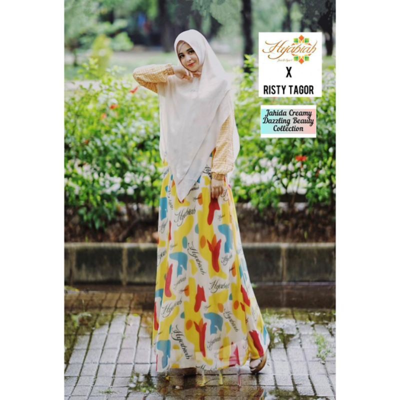 HIJABIAH / Jahida Set By Hijabiah / hijabiah brand / set syari / syari murah