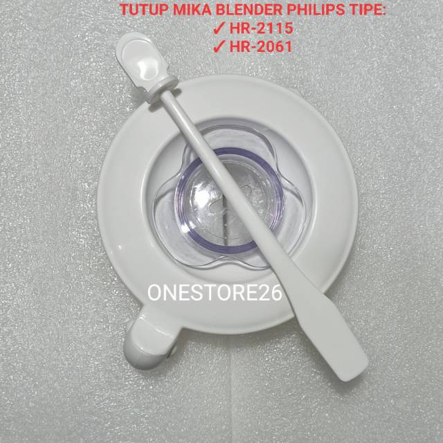 TUTUP+PENGADUK JUS UNTUK BLENDER PHILIPS HR-2115 HR-2061 HR-1791