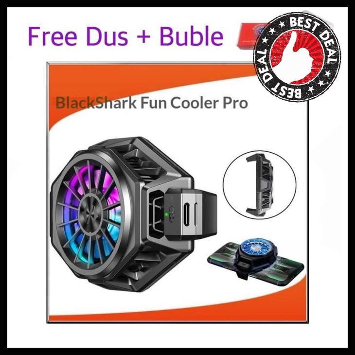 Black Shark Funcooler Pro Fun Cooler Black Br20 Original