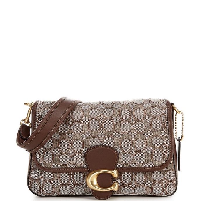 Coach Soft Tabby Shoulder Bag In Signature Jacquard(C4821)