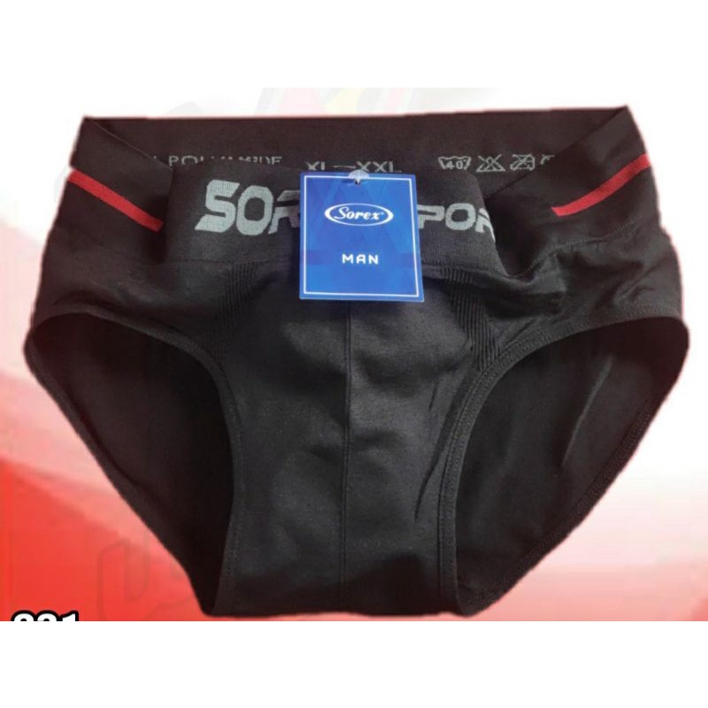 CELANA DALAM  PRIA SOREX M 3801.M 3814 harga 1.box isi 2pcs