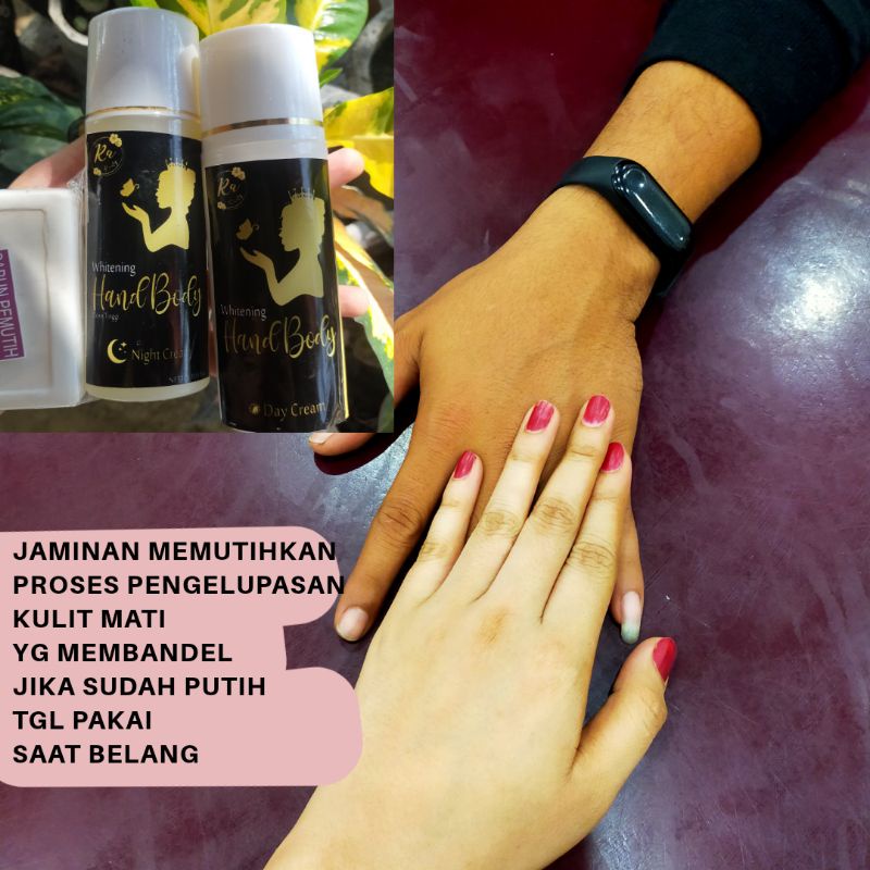 Handbody whitening dosting/ handbody memutihkan/ handbody RA