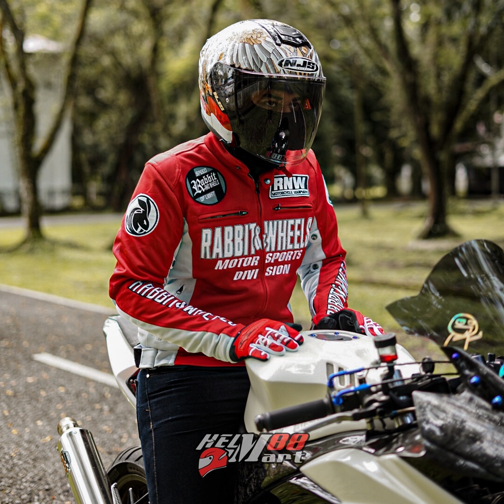 RABBIT AND WHEELS Nasional Motorsport Jacket - RNW Jaket Bikers Jacket