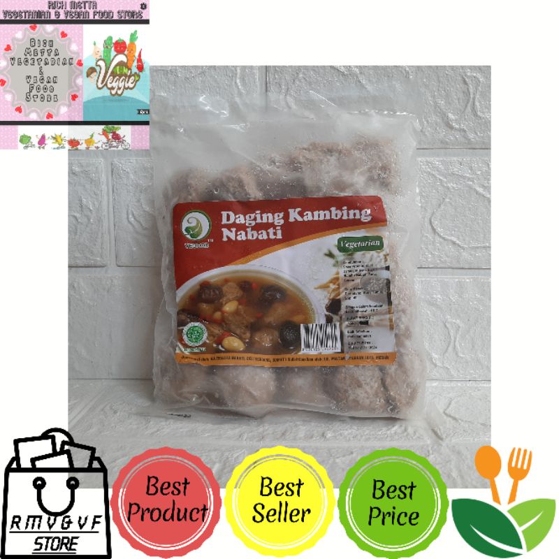 

Vegood Daging Kambing Nabati Vegetarian / Vegetarian Mutton 450gr
