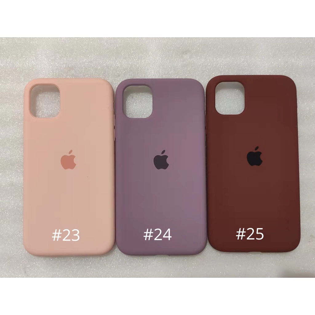 FULL COVER iPhone Silicone case untuk 7 8 7+ 8+ X XR XSMAX 11 11PRO 11PROMAX 12 SERIES