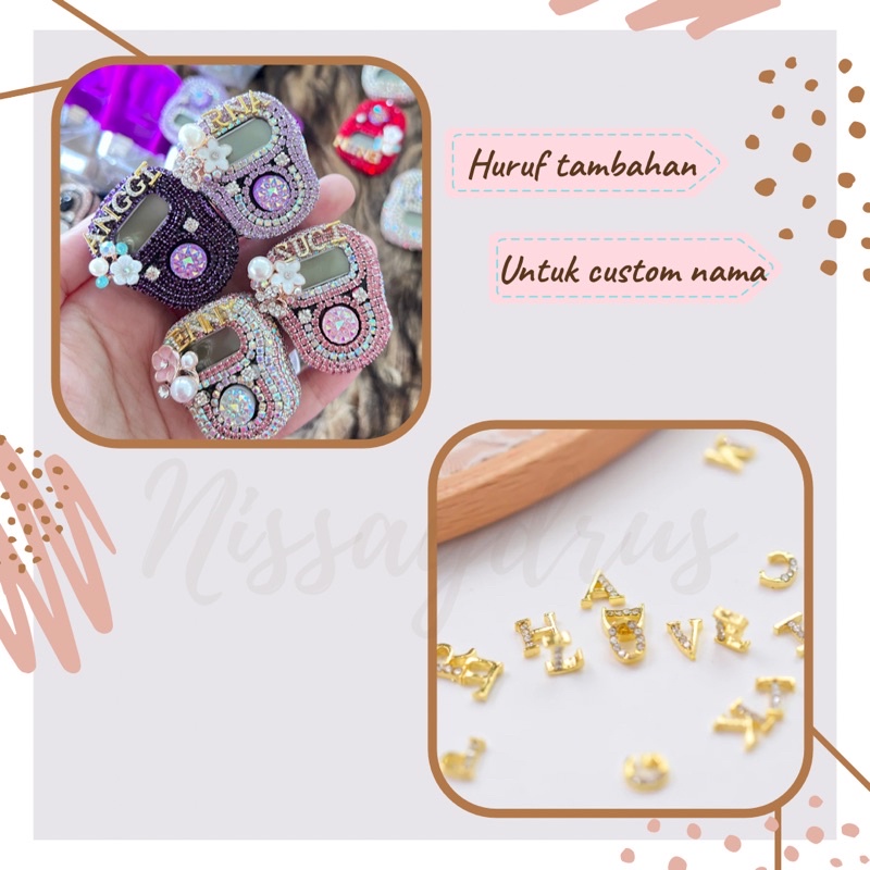 AKSESORIS TAMBAHAN | Huruf tambahan untuk custom nama