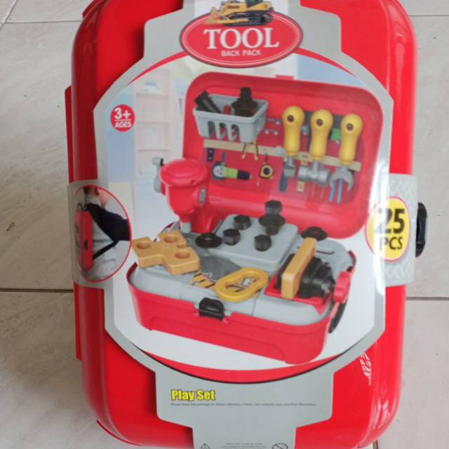 MAINAN ALAT TUKANG BOX TOOL BAC PACK