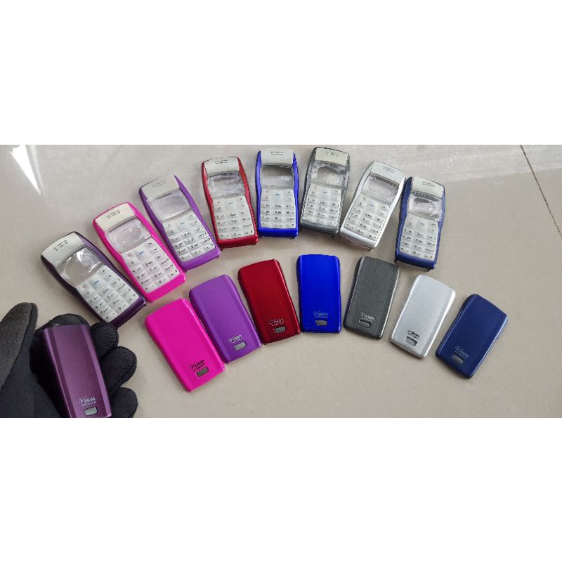 casing nokia 1100 1108 metalik keypad