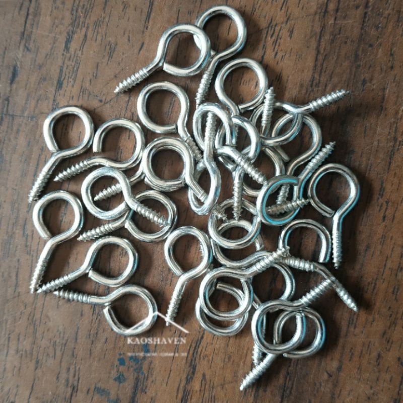 1 Gros Screw Eyes Sekrup Mata Tutup no 2 Tanpa Merk