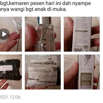 ❉ SERUM NATURE REACTION CRYSTAL BRIGHT SERUM ORI /NATURE REACTION CRYSTAL SERUM NATURE REACTION SER