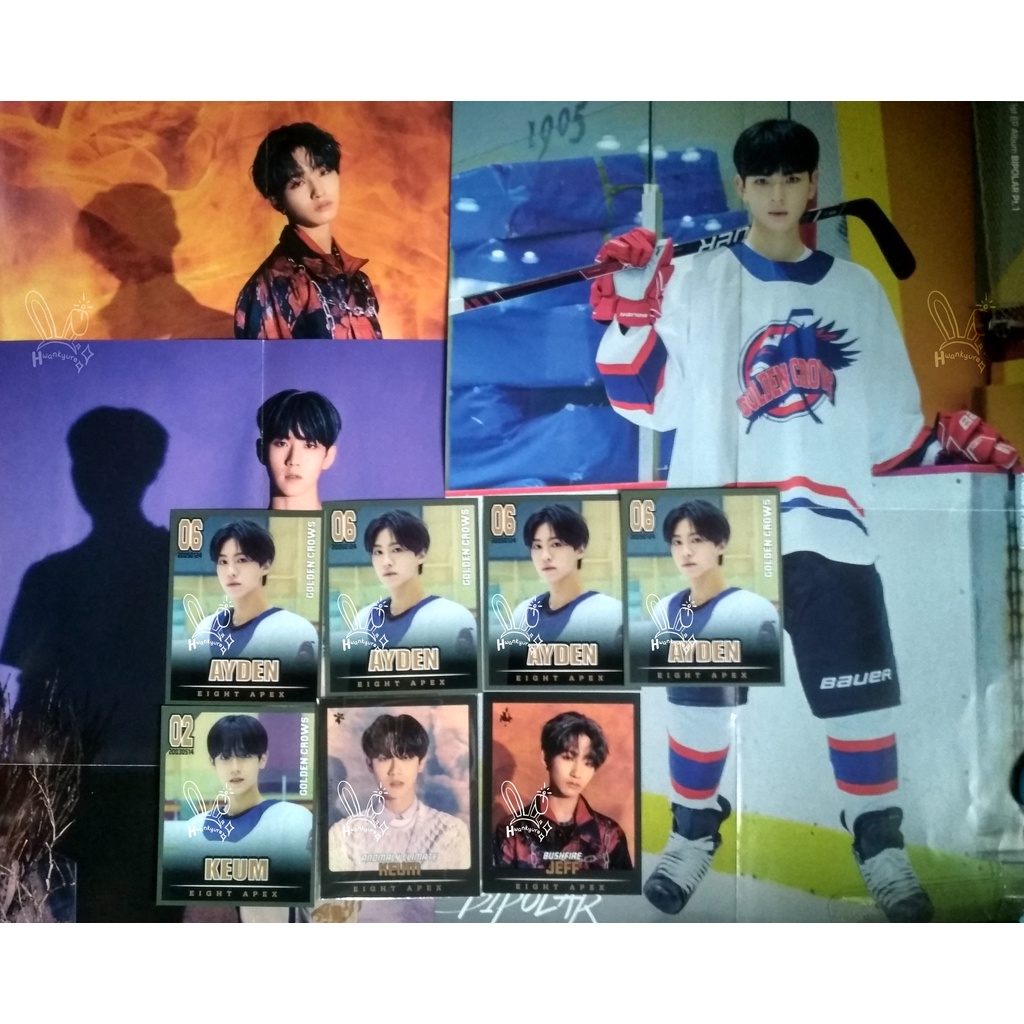 Standee, Sticker, Poster, QR Card Album Epex