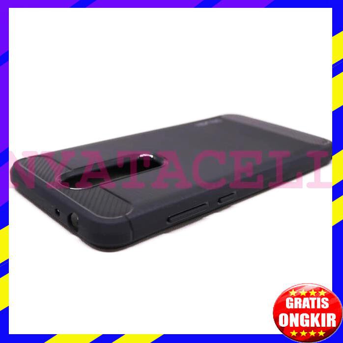 ACC HP SOFTCASE CARBON FIBER NOKIA 5.1+ PLUS IPAKY CAPSULE SOFT CASE