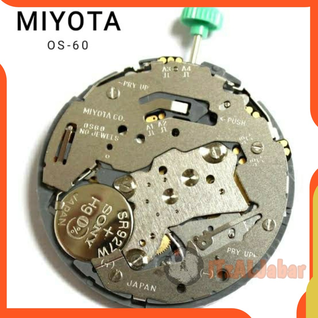 Mesin jam tangan Miyota OS 60 Japan Mesin Miyota OS60 Original