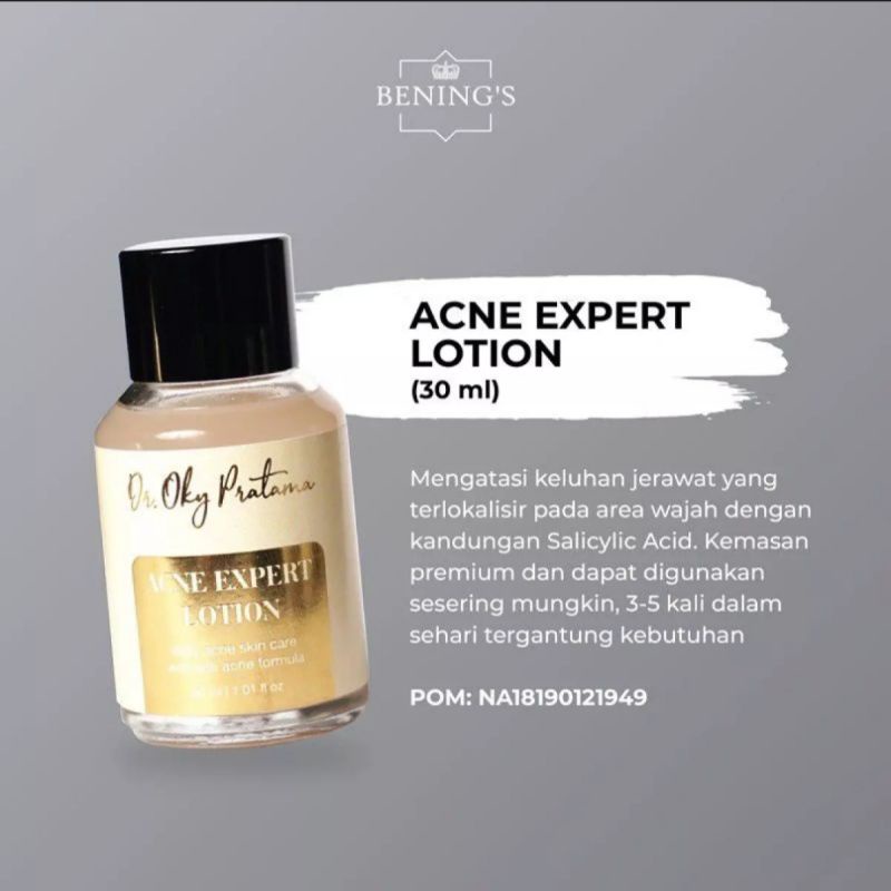 ACNE EXPERT LATION BENINGS SKINCARE