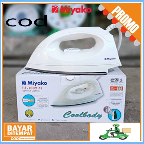 EL-1009 M & SETRIKA MIYAKO / MIYAKO SETRIKA ELECTRIC DRY IRON EL 1009 M / SETRIKA MIYAKO EL1009M