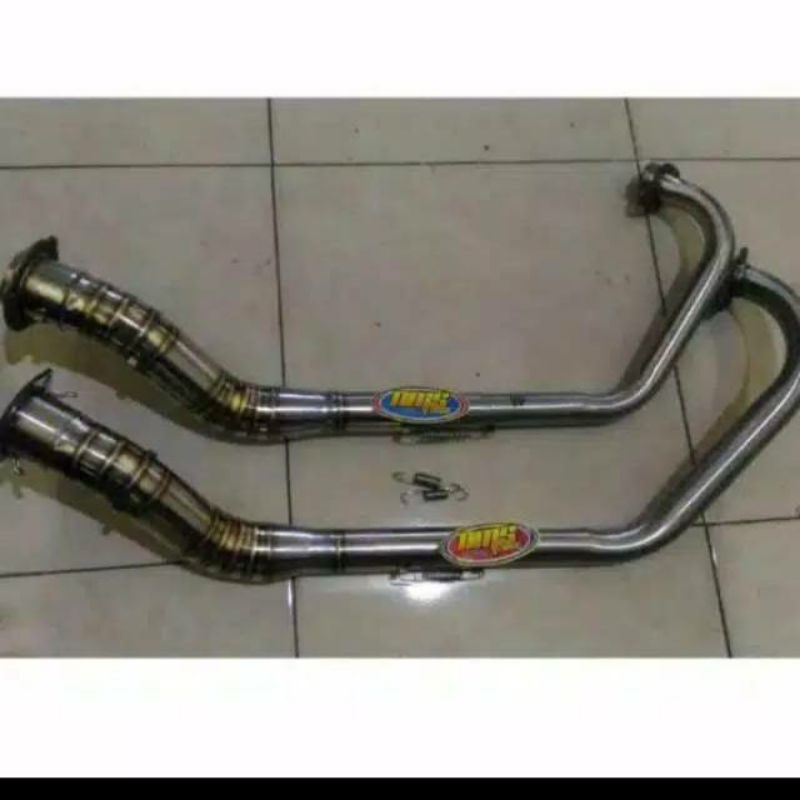 pipa leher + adaptor untuk knalpot ckd