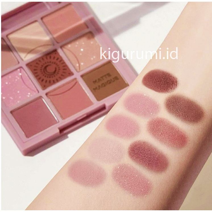 DIKALU Eyeshadow Magique Matte Gliiter Eyeshadow Pallete Waterproof