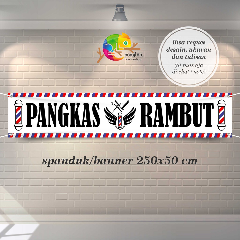 Jual Spanduk, Banner Pangkas Rambut (Potong Rambut) | Shopee Indonesia