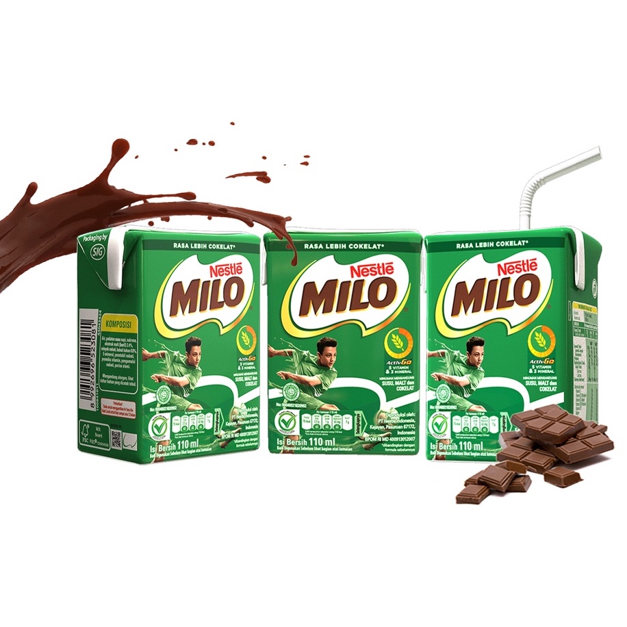 

Susu Milo Activ-Go UHT 110 ml