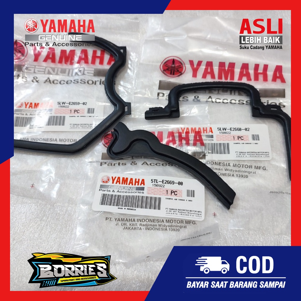 karet cover mesin karet dumper mesin set MIO Nouvo Mio Soul Original Yamaha