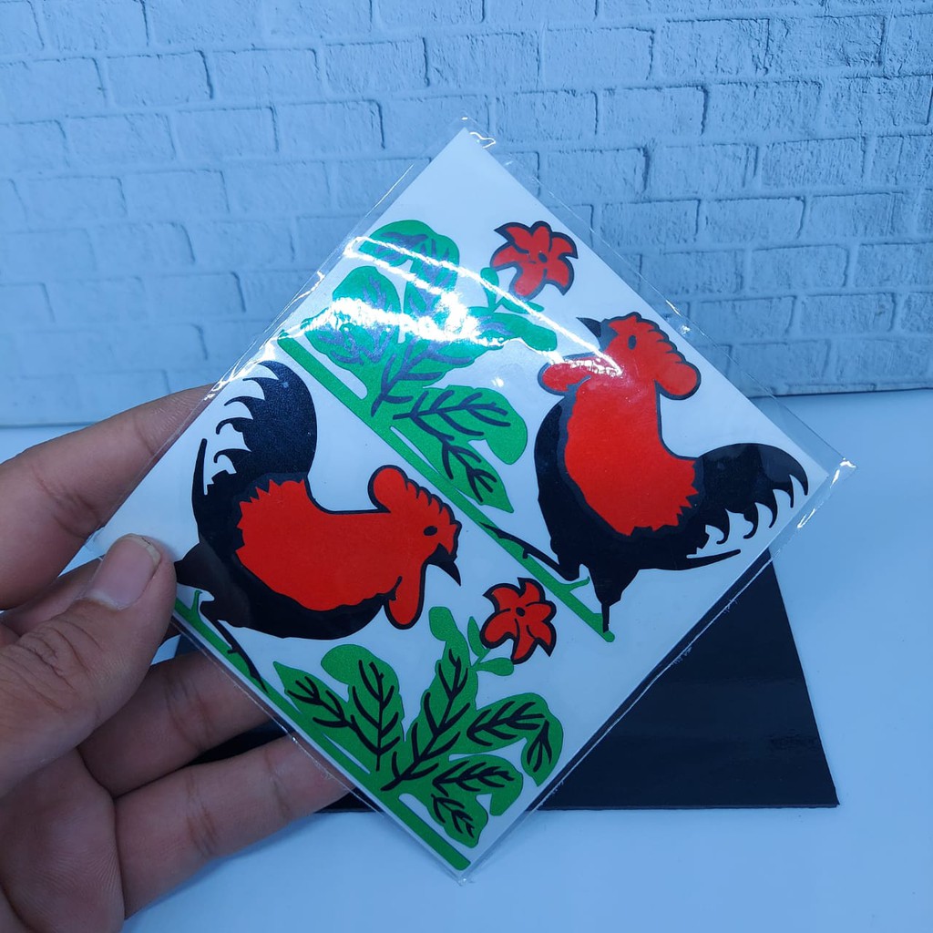 

Stiker ayam sticker mangkok AYAM