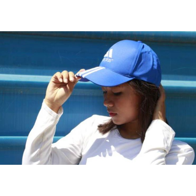 Topi baseball adidass garis import/topi pria wanita terbaru cod