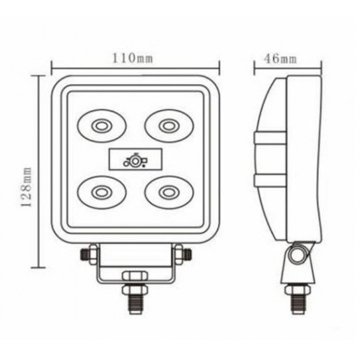 Led Work Light Off Road 15W Foglamp 15 Watt