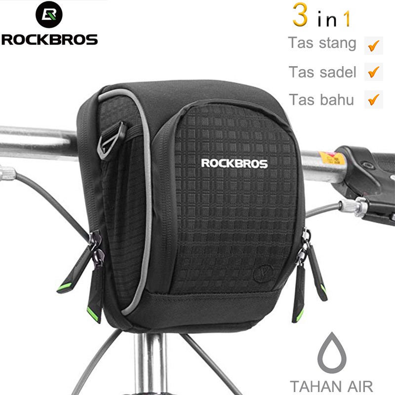  RockBros  Sepeda  Handlebar Bag Waterproof Sepeda  Depan Tas  