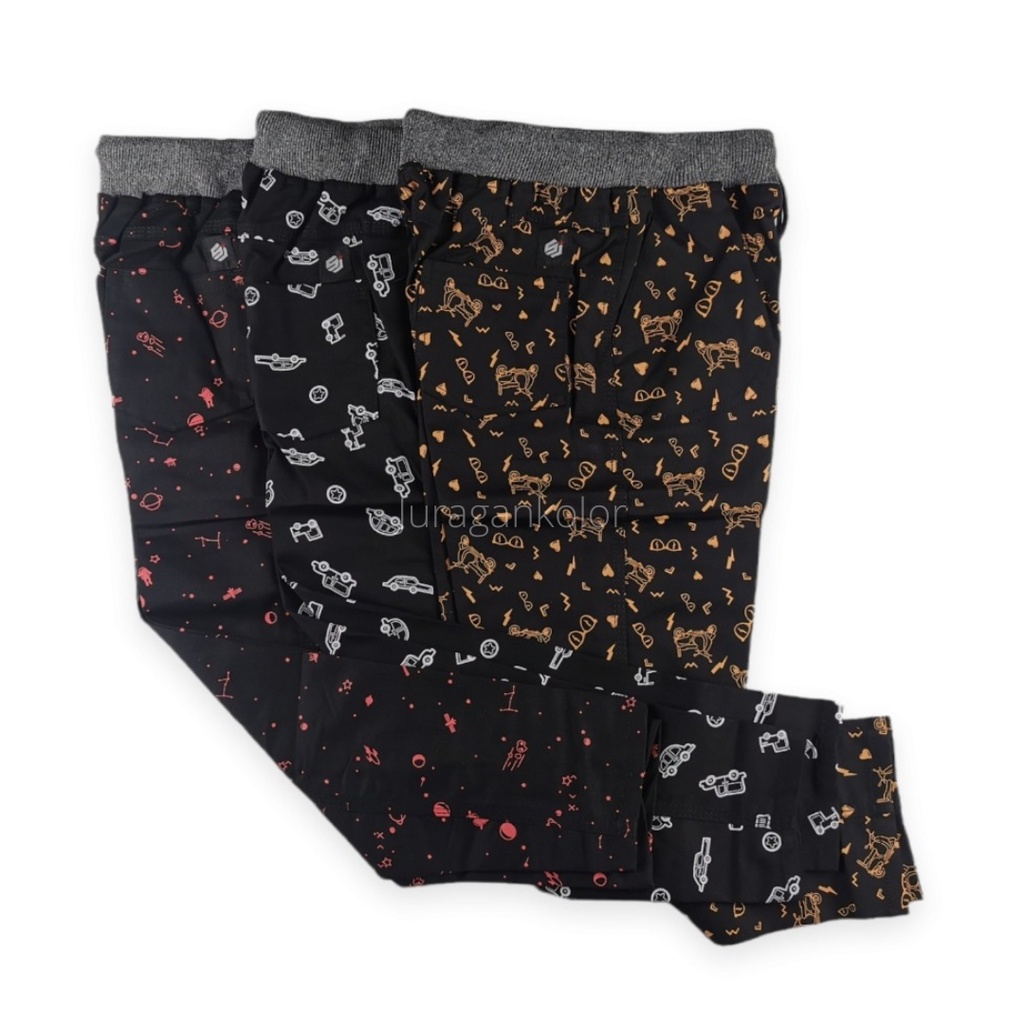 Celana Panjang Anak Cowok Laki-Laki Chino Distro Motif Twill Stretch